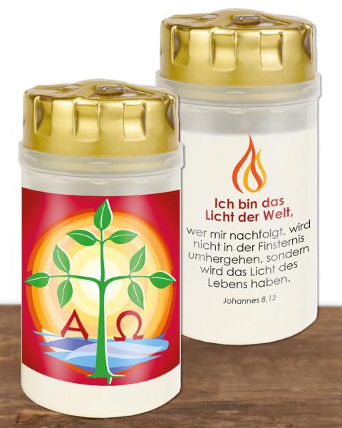 20 Osterlichter "Lebensbaum"  2,5 Tage Sturmdeckel