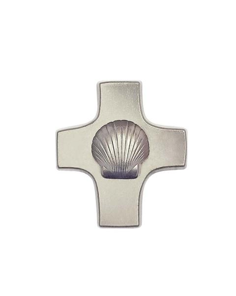 Wall holy water font, golden bronze