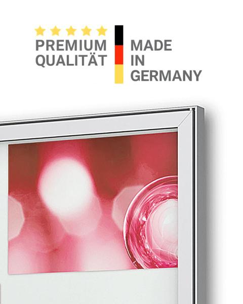 Stand consisting of 2 aluminum rectangular pipes, 80 x 40 mm