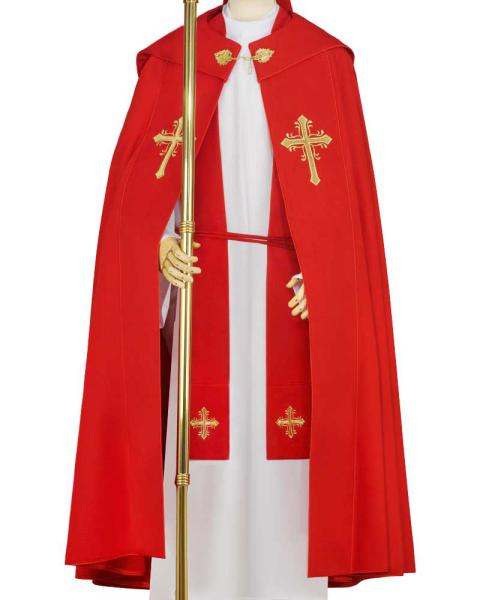 Nikolaus-Rauchmantel mit Kreuzsymbol 140 cm lang