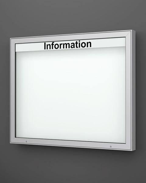 Stand consisting of 2 aluminum rectangular pipes, 80 x 40 mm