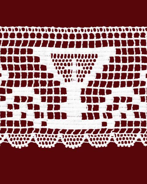 Spitze Baumwolle 10,7 cm breit Kelch & Kreuz