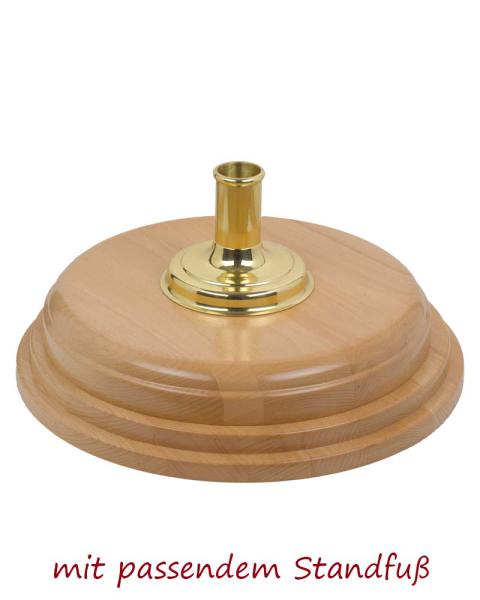 Prozessionskreuz schlicht, 40 cm Corpus versilbert