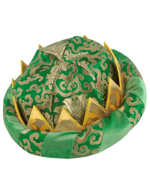 Sternsingerkrone grün, verstellbar 54-60 cm Umfang