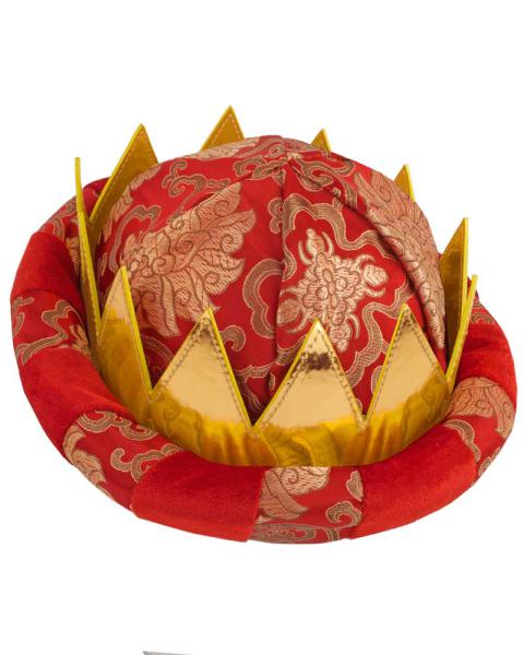 Sternsingerkrone rot, verstellbar 54–60 cm Umfang