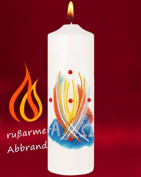 Osterkerze mit goldenem Unendlichkeitssymbol, 225/70 mm