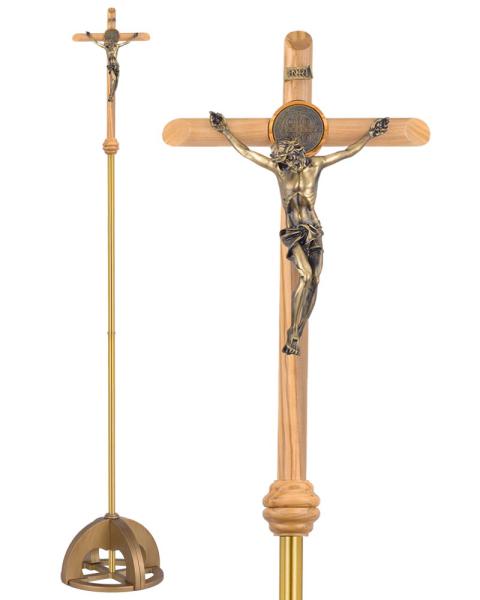 Prozessionskreuz 203 cm mit geraden Balken, Corpus