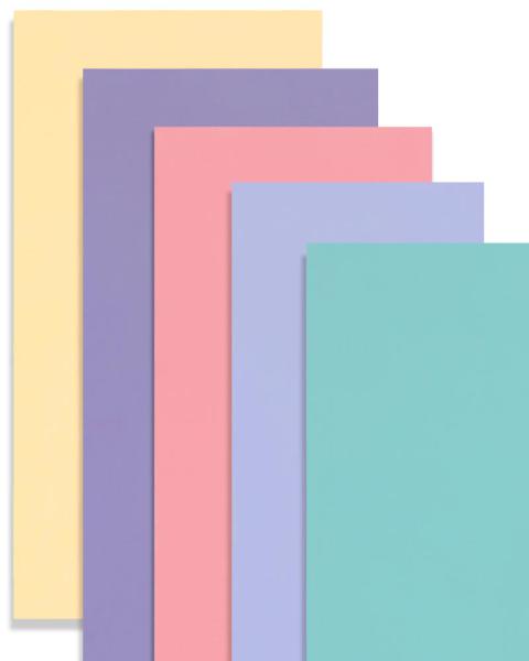 Wax sheets, 10 assorted colours