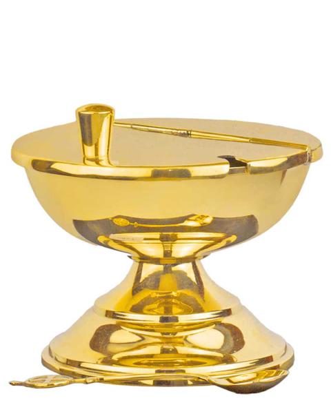 Censer for Epiphany carolers, nickel-plated