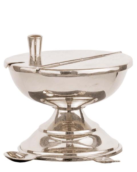 Censer for Epiphany carolers, nickel-plated