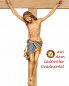Preview: Wandkreuz mit geradem Balken 124 cm