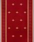 Preview: Kirchenteppich Rot 120 cm breit