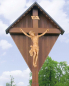 Preview: Christus - Corpus Fiberglas in Holzton 90 cm - Aussen