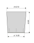 Preview: 96 Lichterbecher Regenbogen mit Kerzen 60 x 50 mm