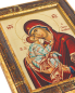 Preview: Ikone 13 x 18 cm " Madonna Glikofilusa" Siebdruck