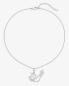 Preview: Kette mit Anhänger Taube 925 Sterling Silber 18 x 25 mm