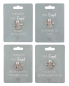 Preview: Anstecker Engel Set 4 Stück 3 x 3 cm mit Sprüchen