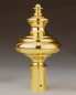 Preview: Fahnen- oder Baldachinknopf barock 100 mm Ø