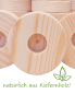 Preview: Holzleuchter Buche natur 40 mm Ø, 14 mm hoch