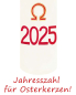 Preview: Jahreszahl 2024 rot für Osterkerze, 5 cm hoch