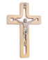 Preview: Holzkreuz durchbrochen, 16 x 25 cm m. Christuskorpus