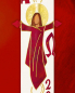Preview: Osterkerze 900 x 90 mm auferstandener Christus