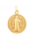 Preview: Benediktus Medaille Gold 333, 12 mm Ø