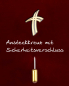 Preview: Priesterkreuz zu anstecken mit Zierversilberung