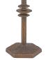 Preview: Taufbecken aus Bronze auf Bronzesockel 88 cm hoch