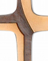 Preview: Wandkreuz Bronze modern 14,5 x 9,5 cm