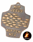 Preview: Bronze Kreuz mit Relief Fische