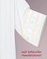 Preview: Chorrock Tevira + Wolle creme 100 cm handgestickt