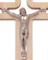 Preview: Holzkreuz durchbrochen, 16 x 25 cm m. Christuskorpus