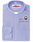 Preview: Collarhemd Oxford Hellblau Langarm