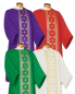 Preview: 4 Dalmatiken mit Stola, Clavistäbe in liturgischen Farben