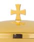Preview: Ziborium Messing vergoldet 11,5 cm Ø, 18,5 cm hoch