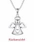 Preview: Schutzengelanhänger 925 Sterling Silber mit Perle