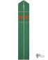 Preview: Stola Grün Handwebstoff, eingewebtes Kreuz 150 cm lang