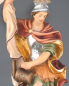 Preview: Heiligenfigur "Hl. Florian" mit Burg, 36 cm