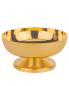 Preview: Hostienschale Messing vergoldet 16 cm Ø, 7 cm hoch