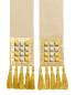 Preview: Kasel gold mit Mittelstab und Innenstola 135 cm