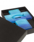 Preview: Kreuz Acrylglas 11,5 x 14,5 cm Fisch-Symbol durchbrochen