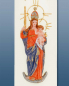 Preview: Marienkerze 600 x 70 Emblem mit Patrona Bavaria