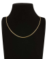 Preview: Kette Panzer mittel 333 Gold 40 cm lang Konfirmation