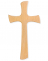 Preview: Holzkreuz 20 cm hoch Buchenholz