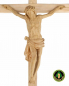 Preview: Wandkreuz Eichenholz, 70 cm hoch Christus 32 cm