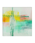 Preview: Glasquader Kreuz farbig 8 x 8 cm, farbig bedruckt