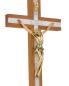 Preview: Wandkreuz mit goldfrabenem Christuskorpus 25 x 12,5 cm