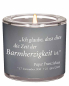 Preview: Glaswindlicht 6 cm, "Trauer - Papst Franziskus"