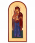 Preview: Ikone byzantinisch 42x19 cm Madonna mit Jesukind